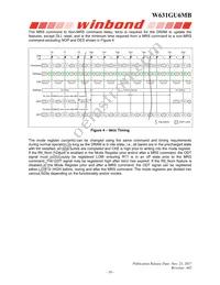 W631GU6MB12J Datasheet Page 16