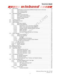 W631GU8KB11I Datasheet Page 2