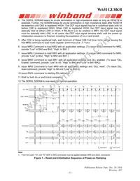 W631GU8KB11I Datasheet Page 13