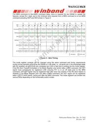 W631GU8KB11I Datasheet Page 16