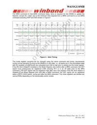 W631GU8MB15I Datasheet Page 16