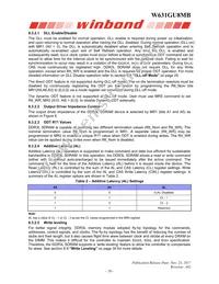 W631GU8MB15I Datasheet Page 20