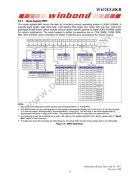 W632GG6KB-18 Datasheet Page 17