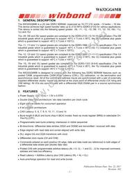 W632GG6MB09I Datasheet Page 5