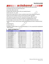 W632GG6MB09I Datasheet Page 6