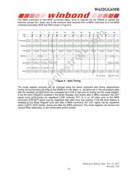 W632GG6MB09I Datasheet Page 16