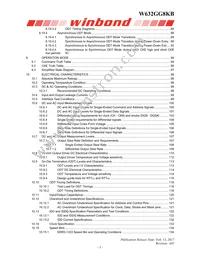 W632GG8KB15I TR Datasheet Page 3