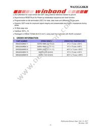 W632GG8KB15I TR Datasheet Page 6