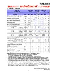 W632GG8KB15I TR Datasheet Page 7