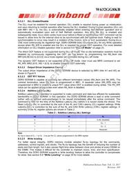 W632GG8KB15I TR Datasheet Page 20