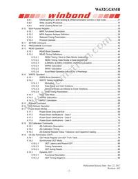 W632GG8MB15I Datasheet Page 2