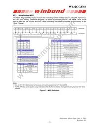 W632GG8NB09I Datasheet Page 23