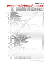W632GU6KB12J Datasheet Page 3