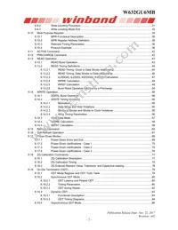 W632GU6MB09I Datasheet Page 2