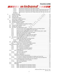 W632GU6MB09I Datasheet Page 3
