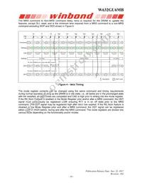 W632GU6MB09I Datasheet Page 16