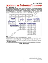 W632GU6MB09I Datasheet Page 17
