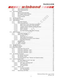 W632GU6NB12J Datasheet Page 2