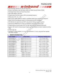 W632GU6NB12J Datasheet Page 6