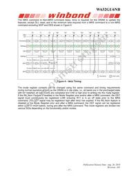 W632GU6NB12J Datasheet Page 17