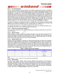 W632GU8KB15I TR Datasheet Page 20