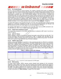 W632GU8MB09I Datasheet Page 20