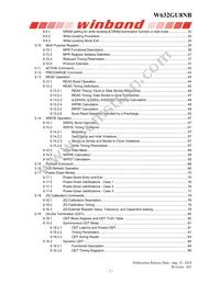 W632GU8NB09I Datasheet Page 2
