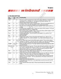 W6811IWG Datasheet Page 6