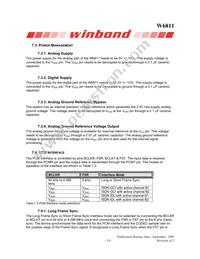 W6811IWG Datasheet Page 10