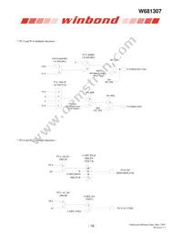 W681307DG Datasheet Page 16