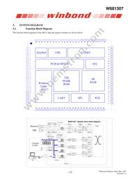 W681307DG Datasheet Page 17