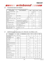 W681307DG Datasheet Page 23