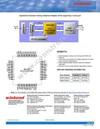 W681388YG Datasheet Page 2