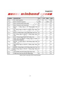 W681513SG Datasheet Page 16