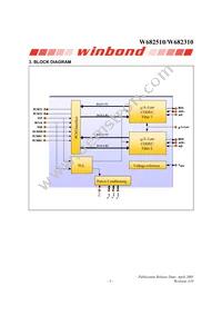 W682510S Datasheet Page 3