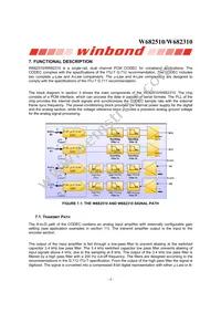 W682510S Datasheet Page 8