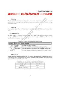 W682510S Datasheet Page 12