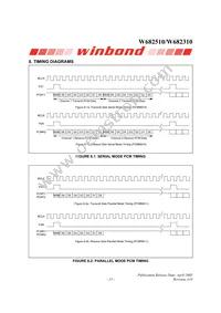 W682510S Datasheet Page 15