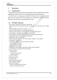 W7100A-100LQFP Datasheet Page 11