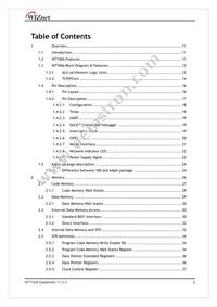 W7100A-S2E-100 Datasheet Page 2