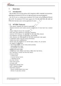 W7100A-S2E-100 Datasheet Page 11