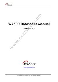 W7500 Cover