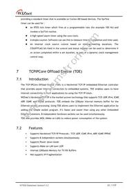 W7500 Datasheet Page 21