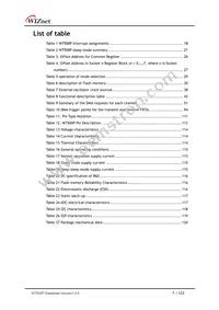 W7500P Datasheet Page 7
