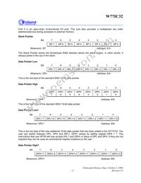 W77IC32A25PL Datasheet Page 11