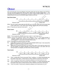 W77IC32A25PL Datasheet Page 12