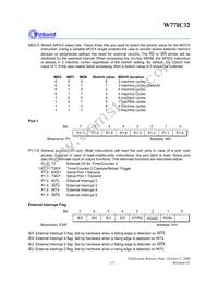 W77IC32A25PL Datasheet Page 15
