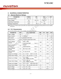 W78C438C40PL Datasheet Page 12