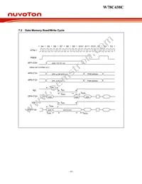 W78C438C40PL Datasheet Page 16