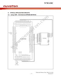 W78C438C40PL Datasheet Page 17